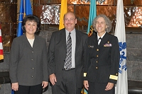 Dr. Yvette Roubideaux, Ken Johnson, Dr. Theresa Cullen